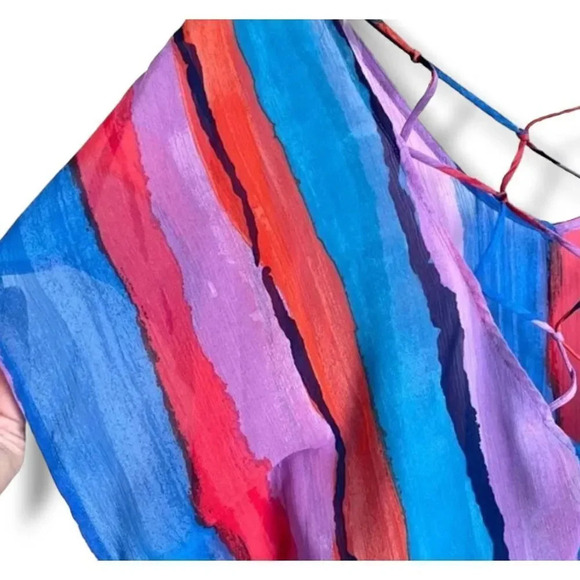 Palisades Beach Club women's multicolor swim cover up - small/medium - Picture 3 of 7